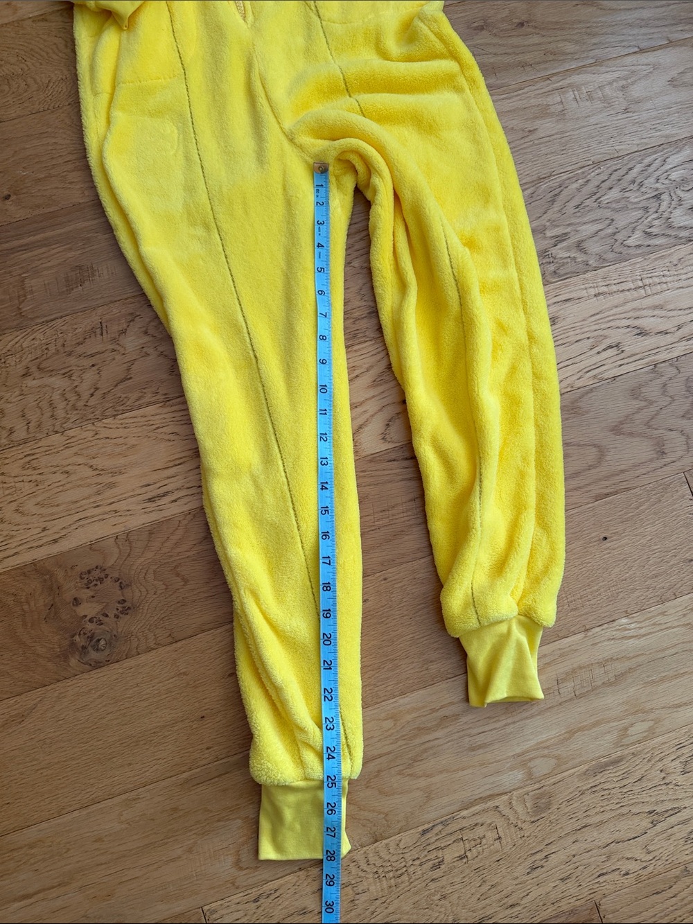 NWT - S - WEEKEND Edition -Yellow Banana Hooded Onesie Jumpsuit - Picture 8 of 11